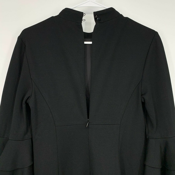 Trina Turk Black Tiered Bell Sleeve Dylan Dress - Picture 9 of 12